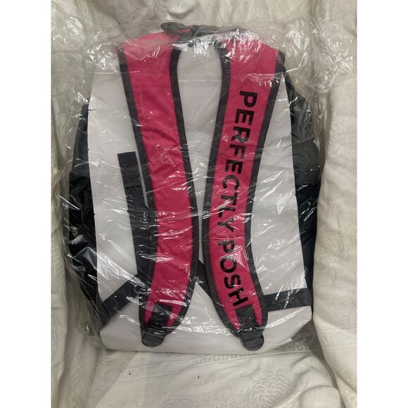 Perfectly Posh original Pink & Black Backpack - Picture 4 of 4